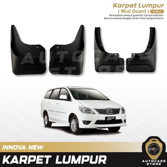 KARPET LUMPUR INNOVA OLD 2007-2015 1 SET 4PCS DEPAN BELAKANG PNP AKSESORIS MOBIL BARU