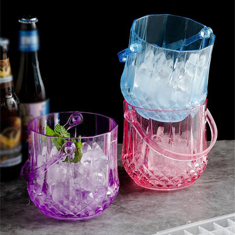 Transparent Wine Ice Cooler For Party Home Whisky Ice Bucket Ice Champagne Bucket Thermal Beer