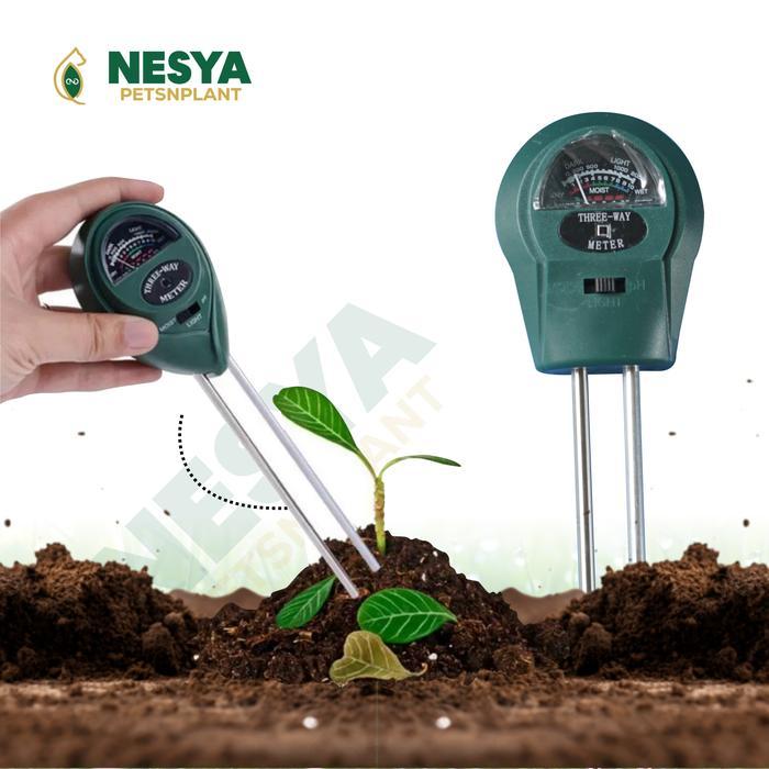 PH Meter Tanah Soil Meter 3 in 1 / Soil Moisture Tester Alat Ukur Tanah