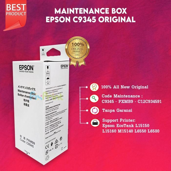 Epson C9345 Maintenance Box Printer Epson EcoTank L15150 L15160 M15140