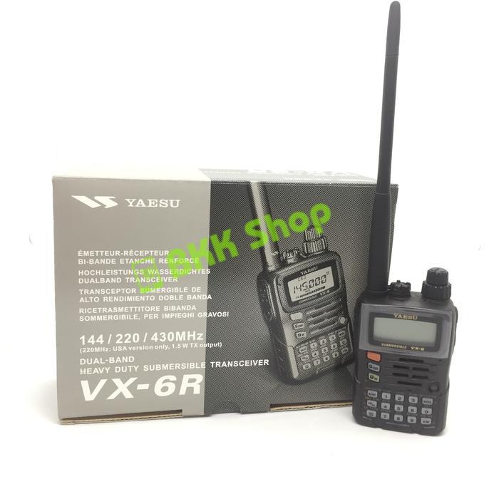 Yaesu VX-6R Dualband HT Yaesu VX6R / VX 6 Ori Garansi Resmi