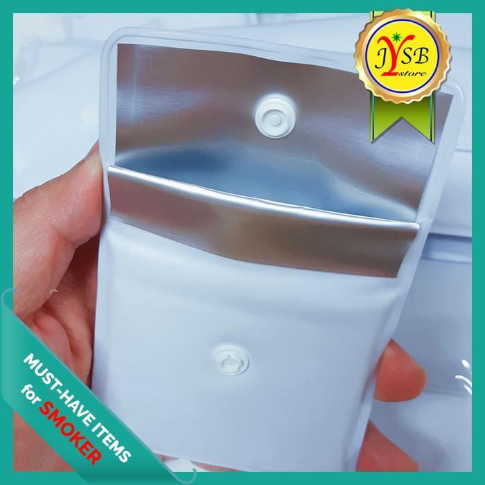 "New" Dompet Asbak Rokok / Portable Pocket Wallet Ashtray Fireproof PVC