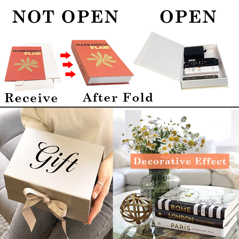 Van Gogh Monet Fake Book Painting Decorative Books Storage Box Sunflower Water Lily Coffee Table