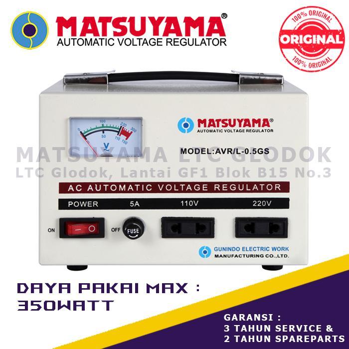 Stabilizer Listrik Stavolt Voltage Regulator MATSUYAMA 500 Watt