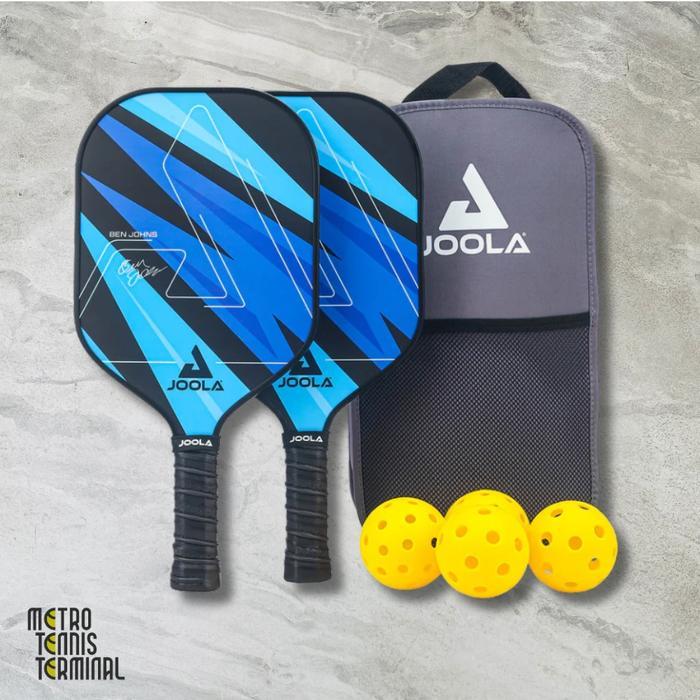 JOOLA Ben Johns Blue Lightning Pickleball Paddle Set ( Raket Pickleball JOOLA )