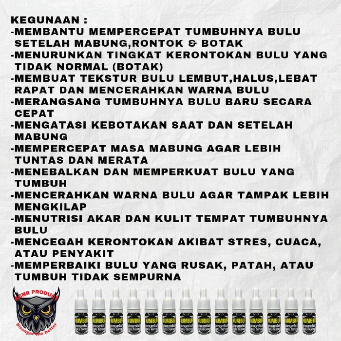 Vitamin Penumbuh Bulu Burung Numbuh Mengatasi Burung Botak Dan Rontok Bulu #Gratisongkir