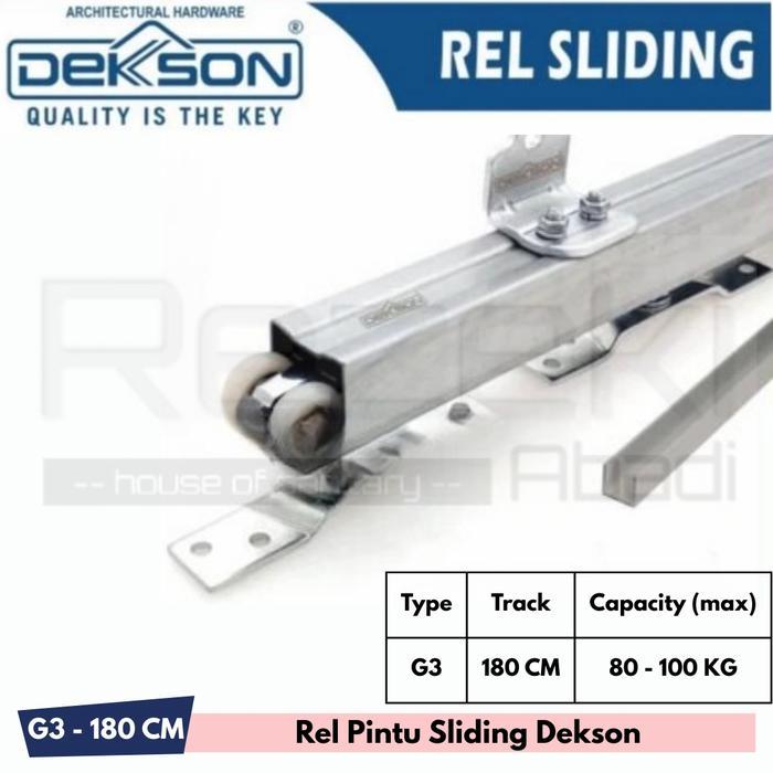 Rel Pintu Sliding merk Dekson / J3 / Rel Geser