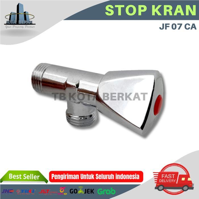 Stop Kran Wc Cabang Onda 1/2" / Kran T Shower Kloset Jet Shower
