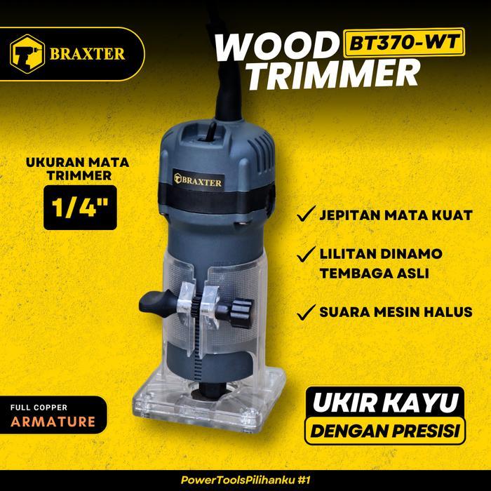 BRAXTER WOOD TRIMMER TRIMMER KAYU BT370-WT DINAMO TEMBAGA ASLI