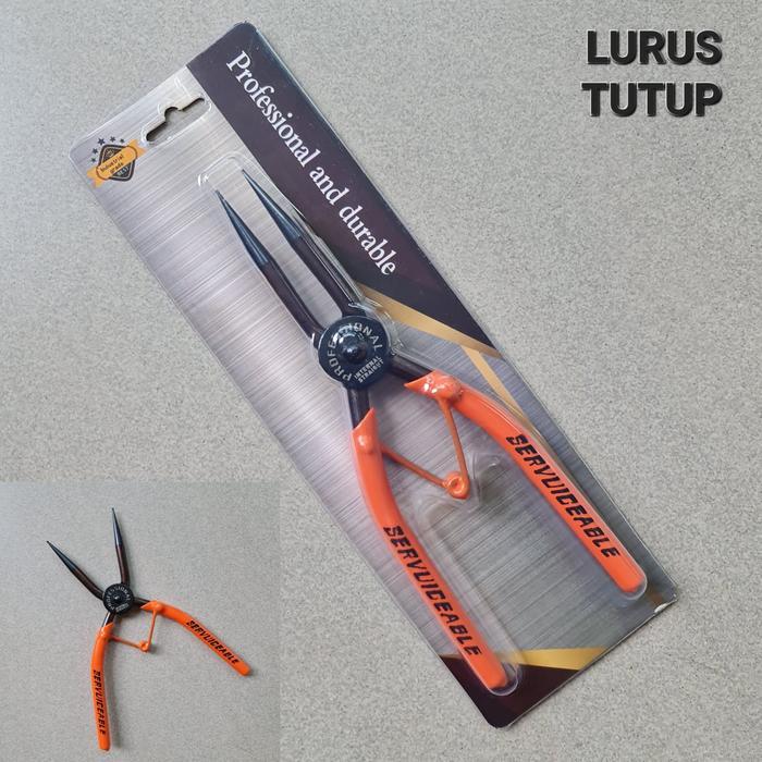 Tang Spi/ Tang Ring LURUS TUTUP Handle Baru