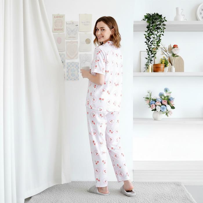 TERBARU GREET NIGHT WEAR - Baju Tidur Katun Jepang Model : K-874 / PP Kerah