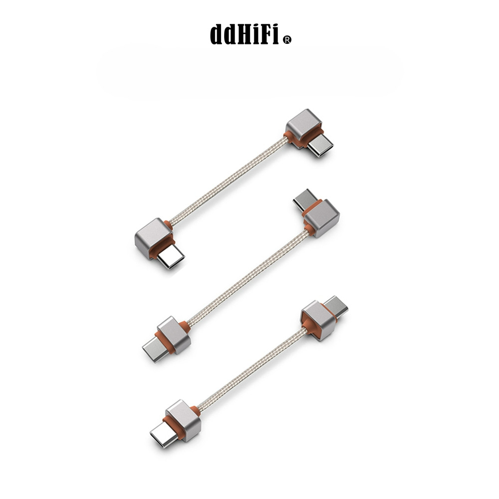 DDHiFi TC03SS/TC03SL/TC03LL USB OTG Audio Decoding Cable, Flexible Use for Smartphones, L/Straight
