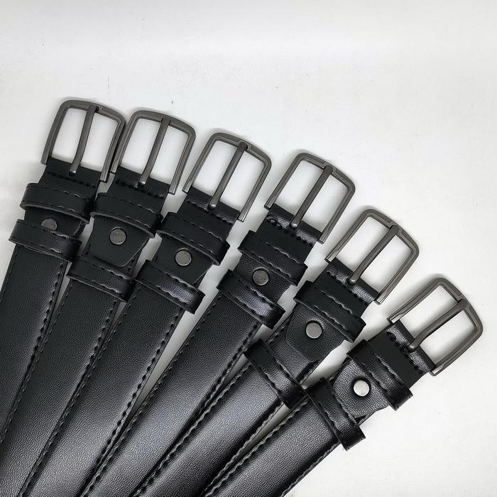 Sabuk Ikat Pinggang Gesper Anak Sekolah Polos Lebar 3Cm Model Tusuk