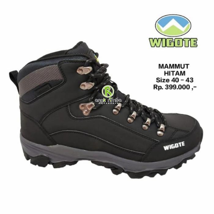 Reaadyyy Sepatu Adventure Hight Wigote Mummut Hitam, Not Sepatu Eiger