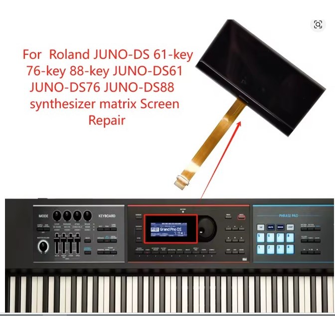 Original LCD screen for Roland JUNO-DS 61-key 76-key 88-key JUNO-DS61 JUNO-DS76 JUNO-DS88