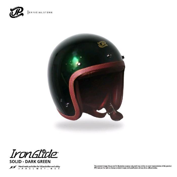 HELM SLIM HEAD,HELM JP IRONGLIDE SOLID , ORIGINAL Helmet Motorcycle
