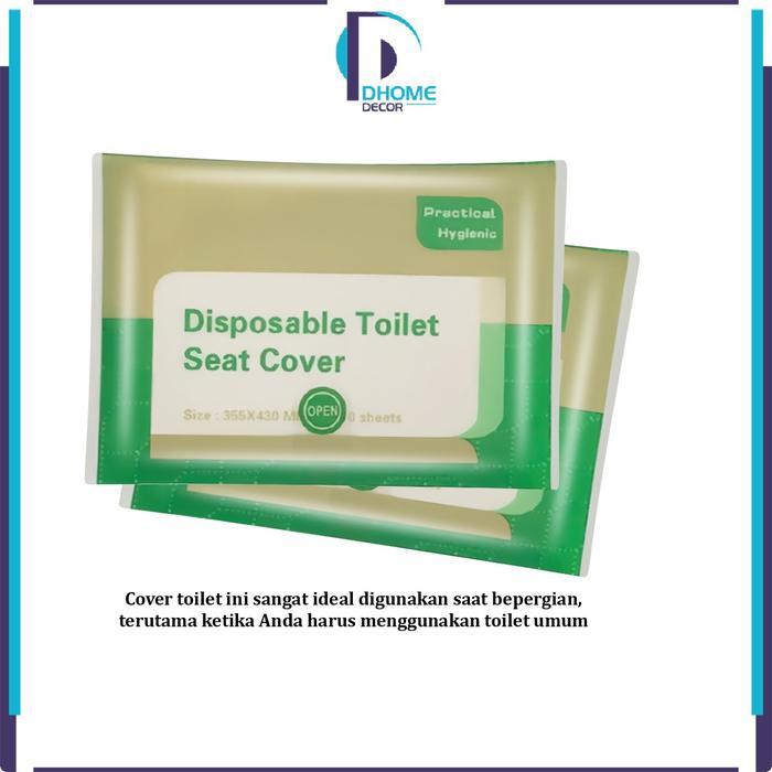 [COD] DH C1297 Cover Dudukan Toilet Disposable Seat Penutup Higenis Sekali Pakai