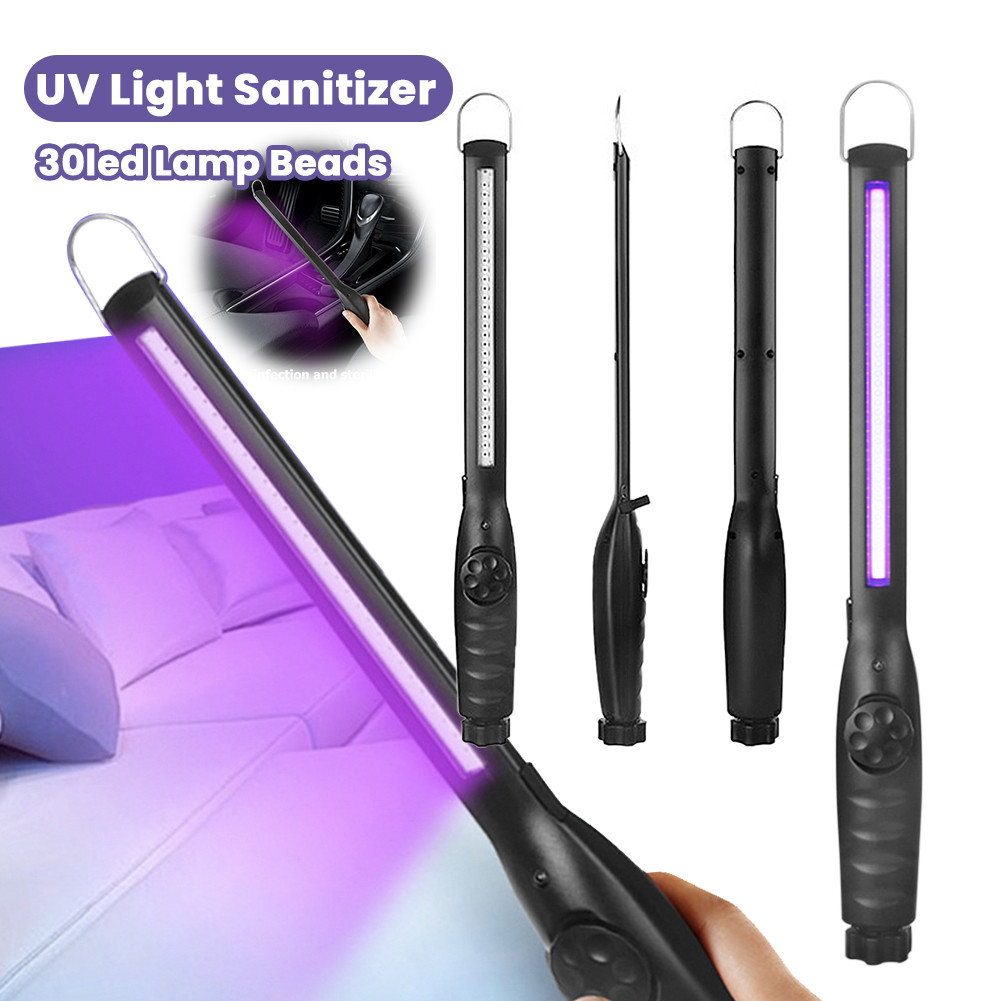 Handheld Germicidal Lamp Mini UV Disinfection Light 30 Led Beads Ultraviolet Germicidal Lamp UV