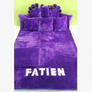 Karpet Permadani Bulu FULLSET POLOS 7CM/ KARPET BULU POLOS 7CM