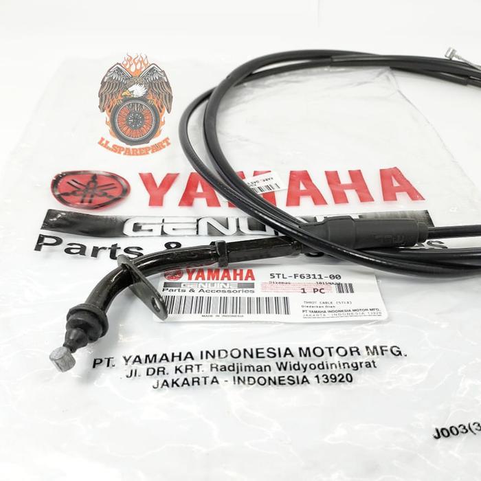 Kabel Gas Yamaha 5Tl Kualitas Asli Original Mio Karbu Mio Sporty Mio Smile Fino Karbu Presisi