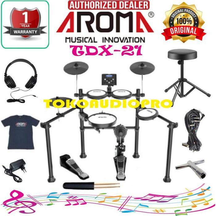 PROMO Drum Elektrik Aroma TDX21 Mesh Kit Digital Drum Elektrik Paket aroma tdx-21