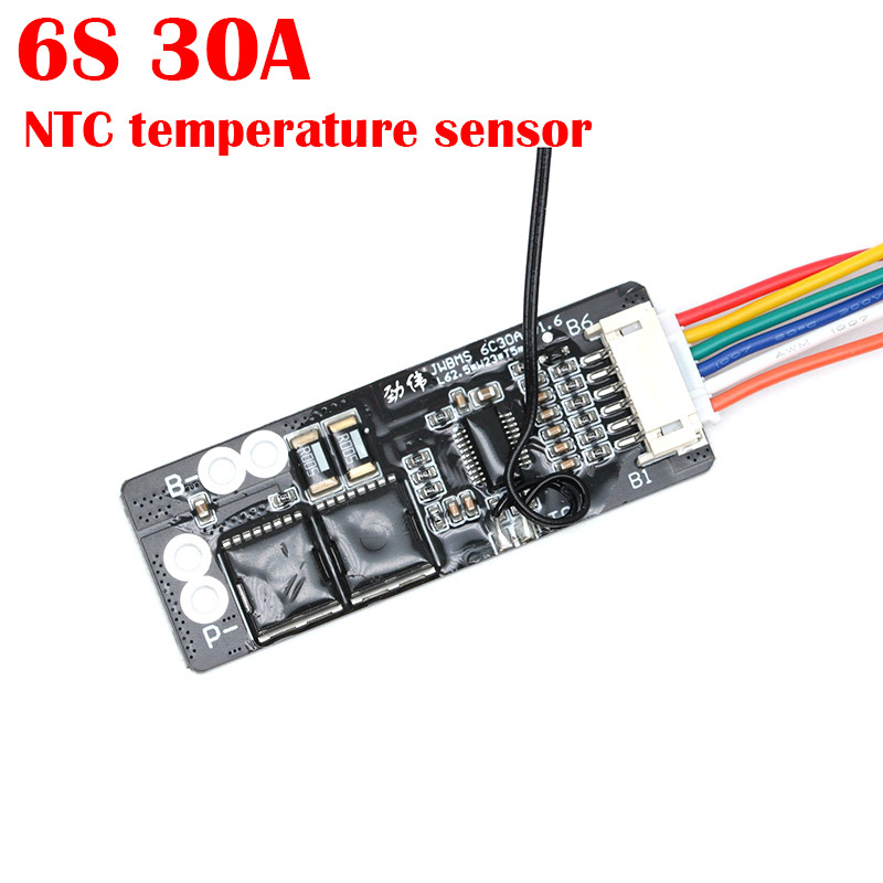 NTC SENSOR 6S 7S 10S 30A 40A 50A 24V LI-ION LITHIUM BATTERY PROTECTION BOARD 25.2V 29.4V 36V BMS FOR