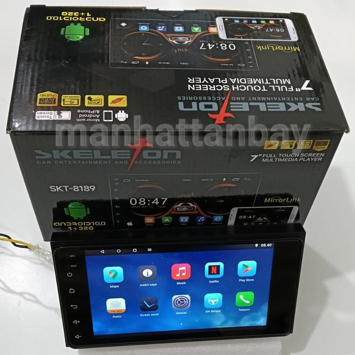 Headunit Android Double Din 7 inch Skeleton Plug and Play Calya Sigra