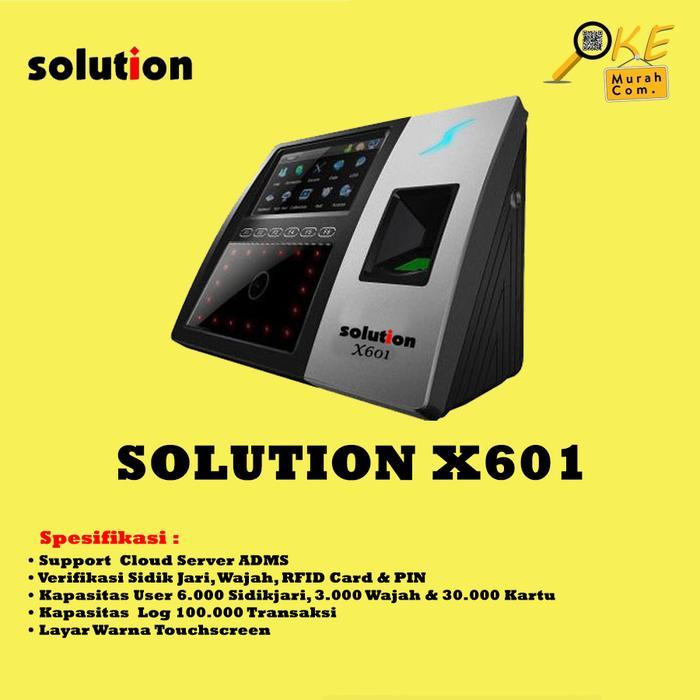 Fingerprint Solution X601 (Wajah+Jari+RFID)