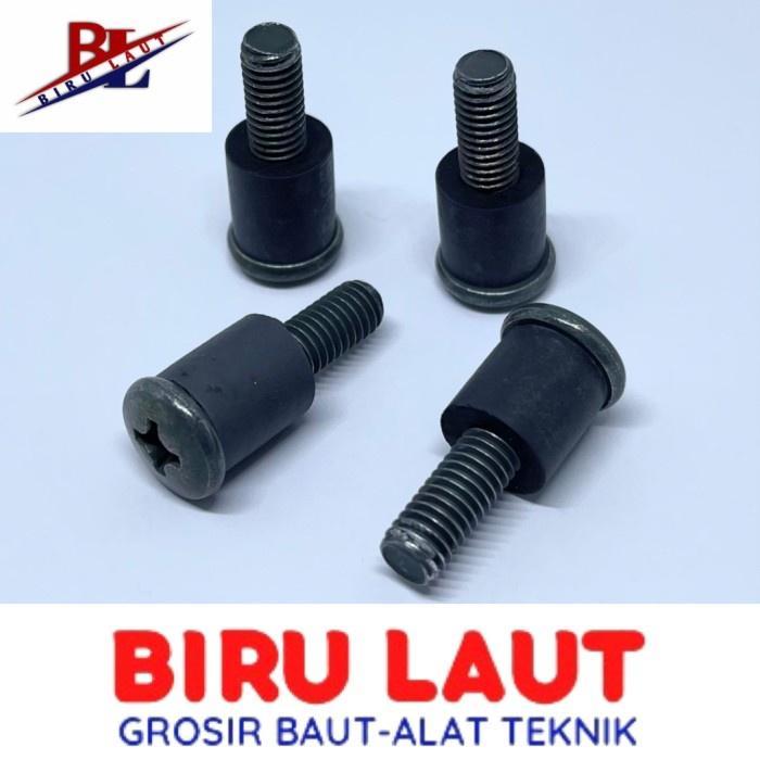 "New" (paket isi 4 pcs/ 6 pcs) Baut Cover Tutup CVT Nmax Aerox Lexi Yamaha Variasi