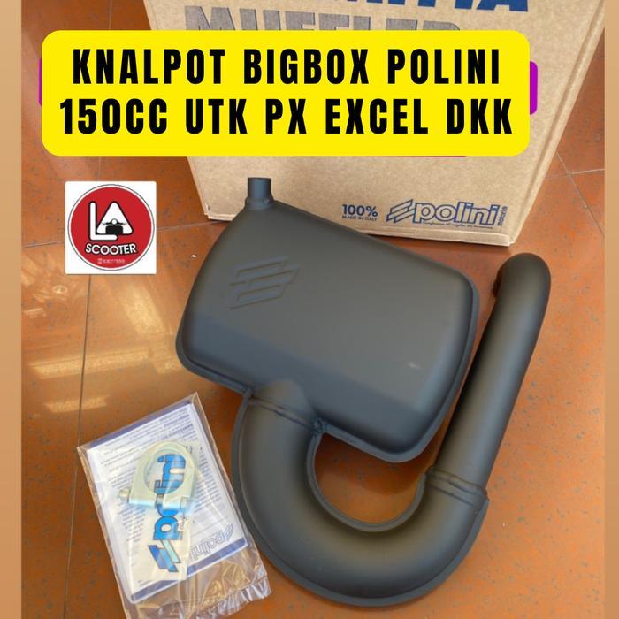 Knalpot Bigbox Polini 150Cc Utk Px Excel Dkk