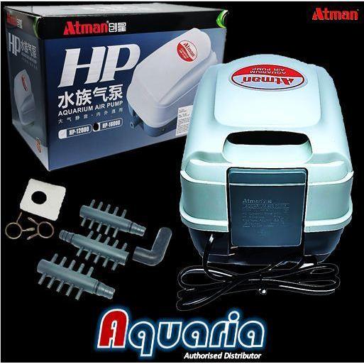 Atman Hp-16000 Pompa Udara Aquarium Kolam High Performance Pump Hp16000 Terpercaya