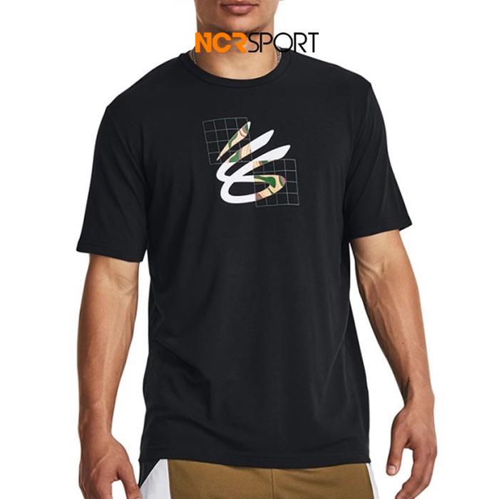 HOT SALE Baju Sneakers Under Armour Curry Camp Short Sleeve Tee Black Original BISA GRAB