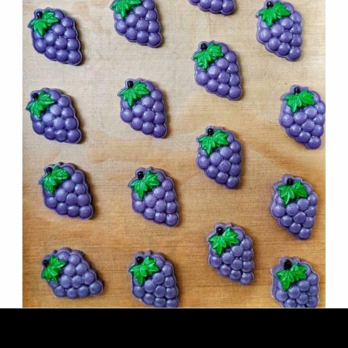 Terlariss Cetakan Mooncake/Nastar motif Cherry/Anggur(1 alat 1 motif) - B.Anggur