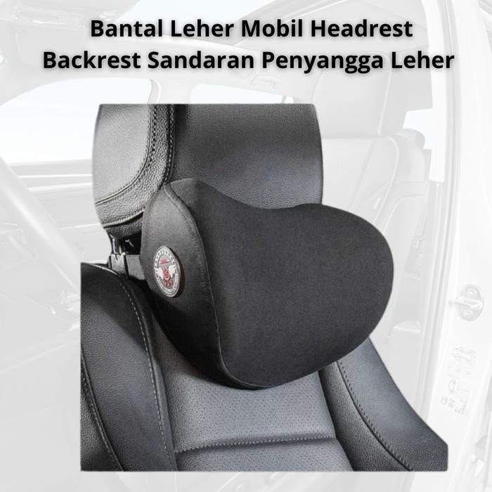 Sale Am-65 Bantal Leher Mobil Sandaran Penyangga Leher Jok Mobil