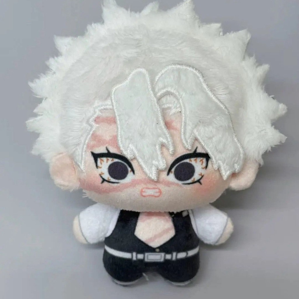 10cm Anime Shinazugawa Genya Plush Dolls Soft Plushies Demon Slayer Shinazugawa Sanemi Gifts Stuffed