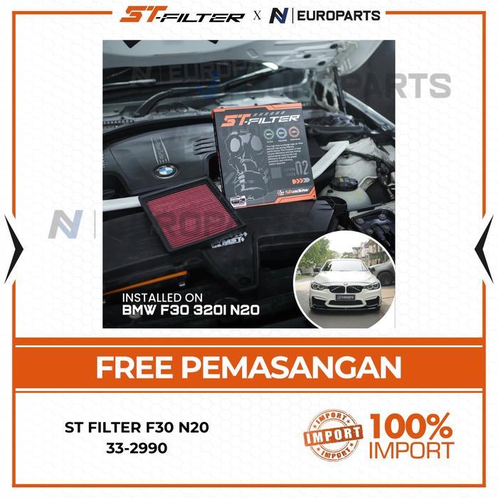 ST FILTER REPLACEMENT AIR FILTER BMW F30 N20 ST FILTER FILTER MESIN 33-2990 UNTUK BMW F30 N20
