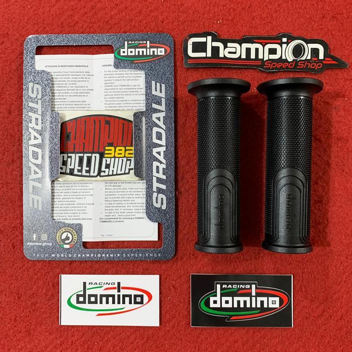 Handgrip Handfat Grip Domino DOT Black ORI Italy Vario 125 Vario 150