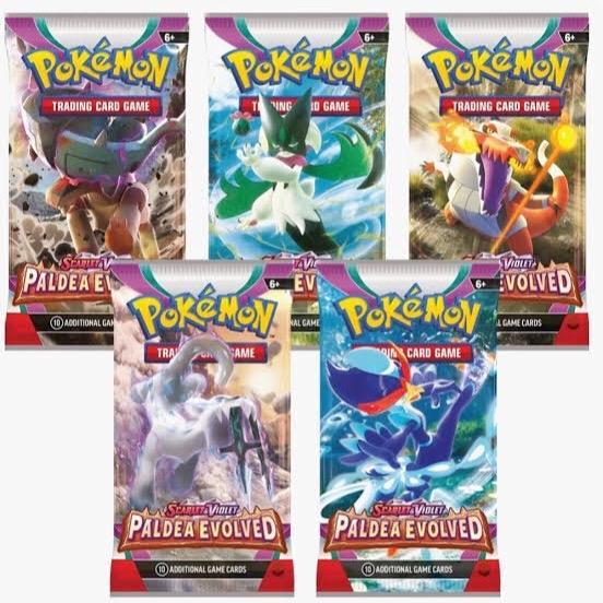 Paldea Evolved Booster Pack Pokemon English TCG