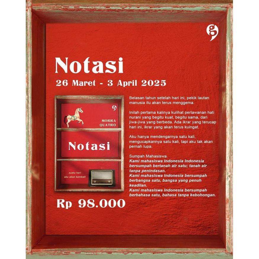 Novel Notasi - Morra Quatro - Gagasmedia