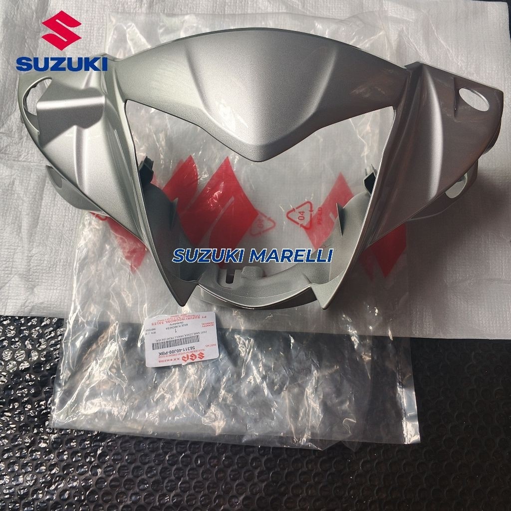 BATOK DEPAN COVER HANDLE FRONT (SILVER) SUZUKI ADDRESS ORIGINAL SGP