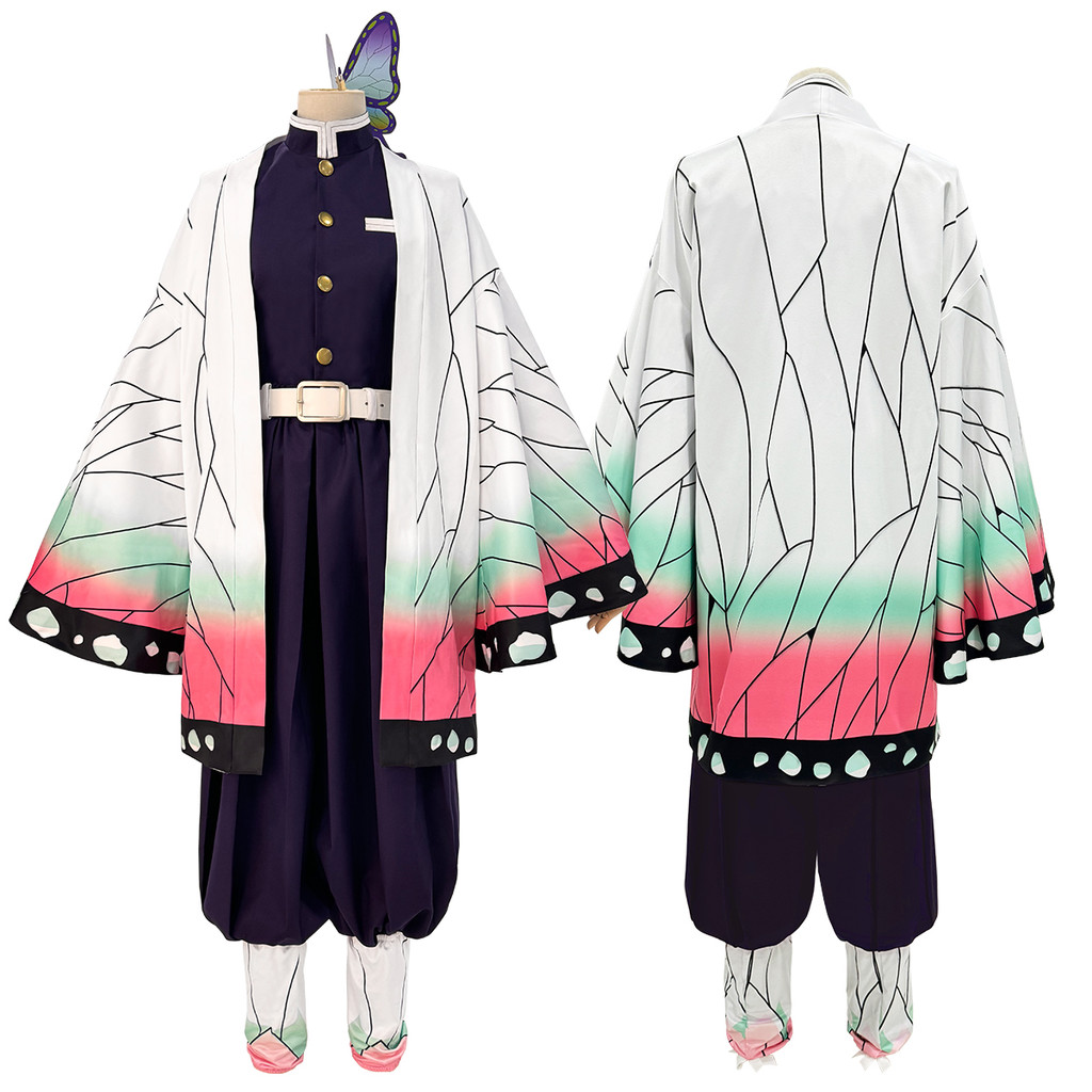Holoun Anime Cosplay Costume Kochou Shinobu Tsuyuri Kanawo Kanroji Mitsuri Haori Embroidery Top