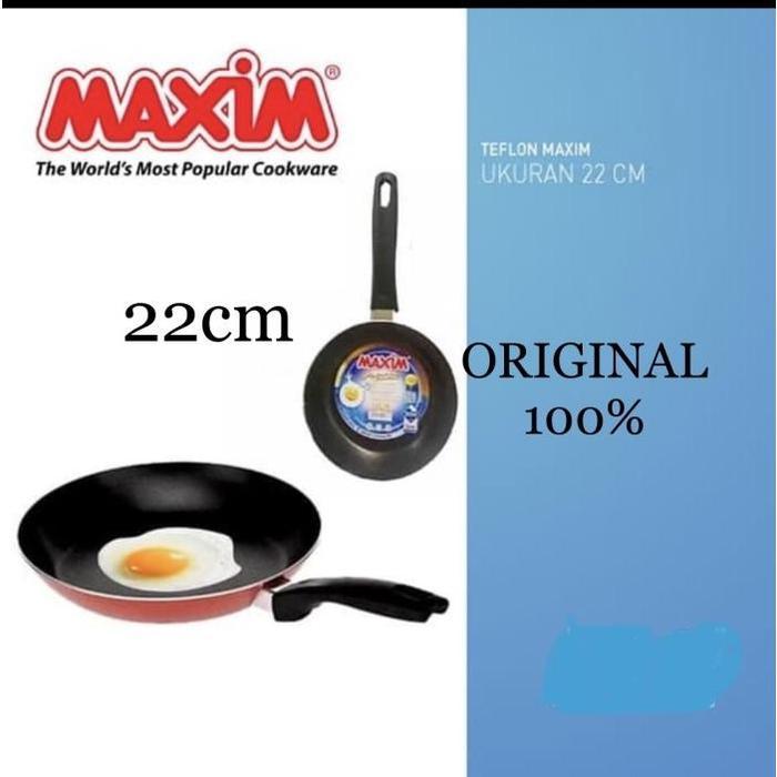 MAXIM VALENTINO Fry Pan 22Cm/Teflon Penggorengan ORIGINAL