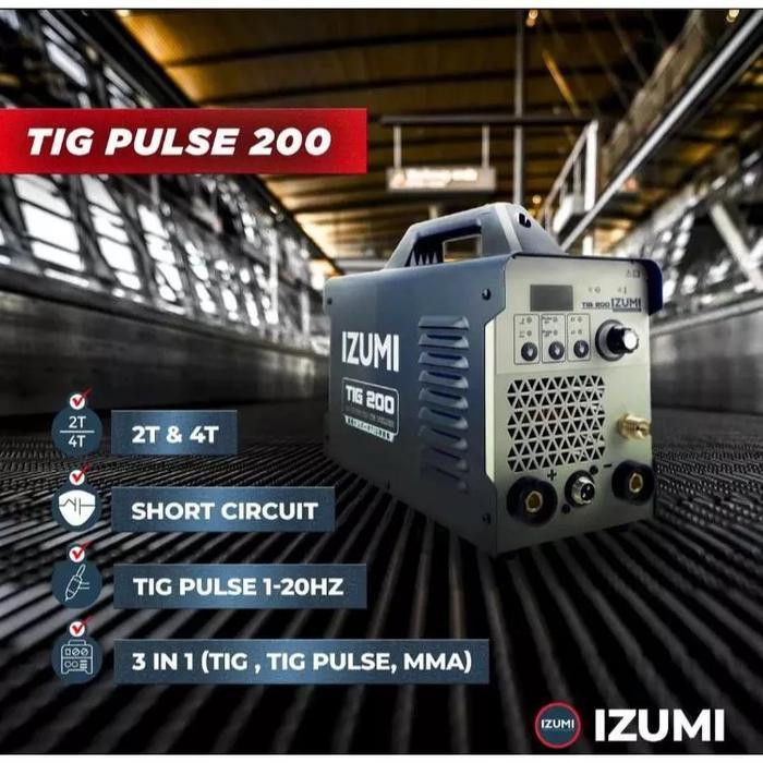 MESIN LAS ARGON IZUMI TIG 200 TRAVO LAS ARGON IZUMI TIG 200 STAINLESS