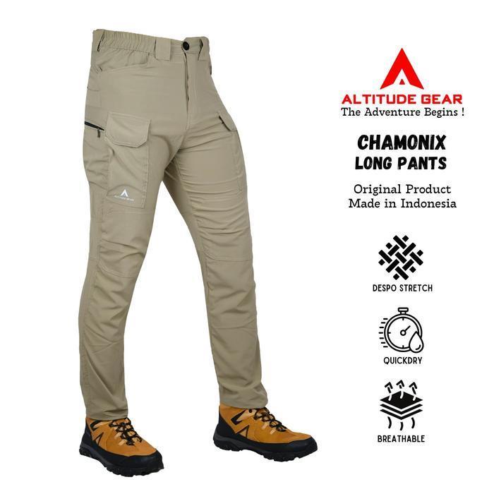 Eiger - Altitude Gear Celana Gunung Pria Panjang Cargo Tactical Chamonix Quickdry Watereplent