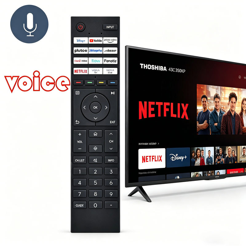 CT-95059 Replacement Remote Control For Toshiba TV voice 43C350KP 43E350KP 50C350KP 50E350KP