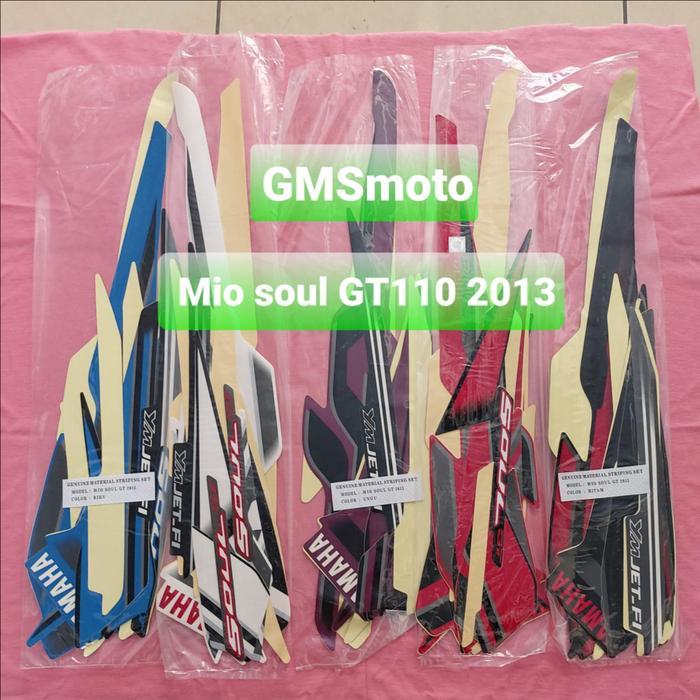 STIKER MOTOR MIO SOUL GT 2013 / STRIPING MOTOR MIO SOUL GT 2013 YAMAHA