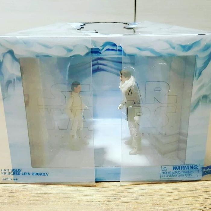HASBRO STAR WARS BLACK SERIES 2-PACK HAN SOLO & PRINCESS LEIA HOTH