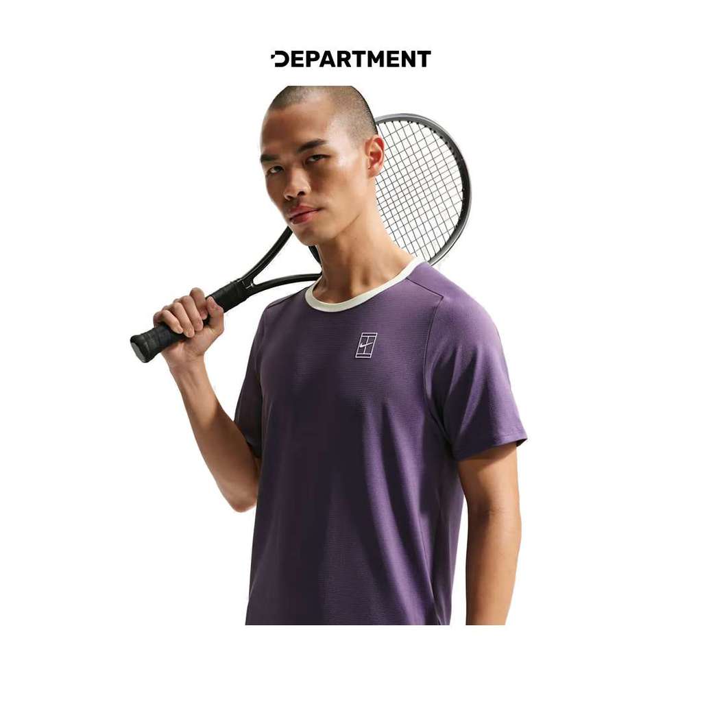 NIKE Kaos Tenis Pria DRI FIT COURT ADVANTAGE FZ6911573 ORIGINAL