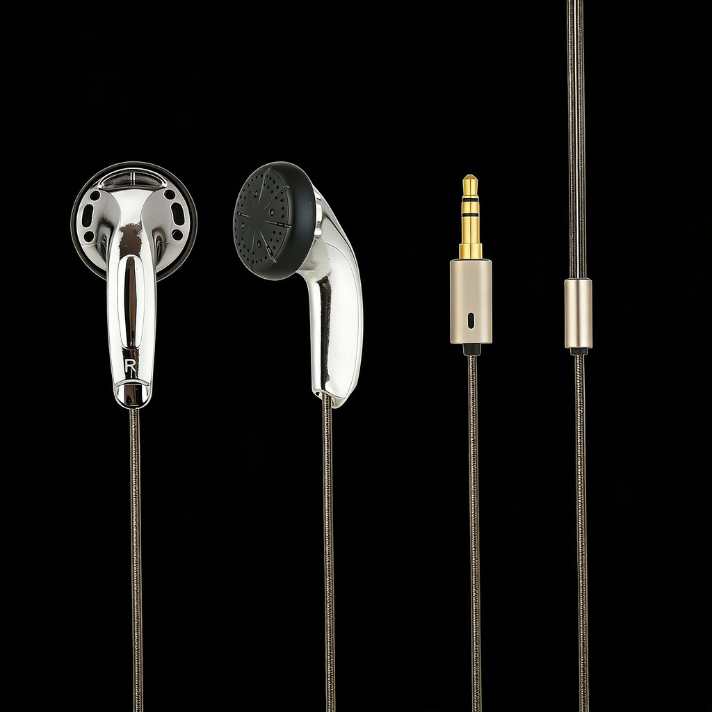 FENGRU DIY Tingo TC200 Earbud Earphone HiFi Noise Cancelling EarBuds Flat Head earphone Pk Mx985