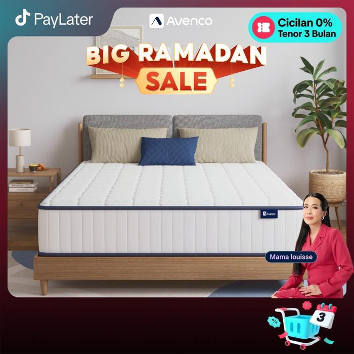 PROMOO CODAvenco Kasur Spring Bed Bonnel Spring/Pegas Pocket Spring Kain Lembut Tingkat Ibu & Bayi
